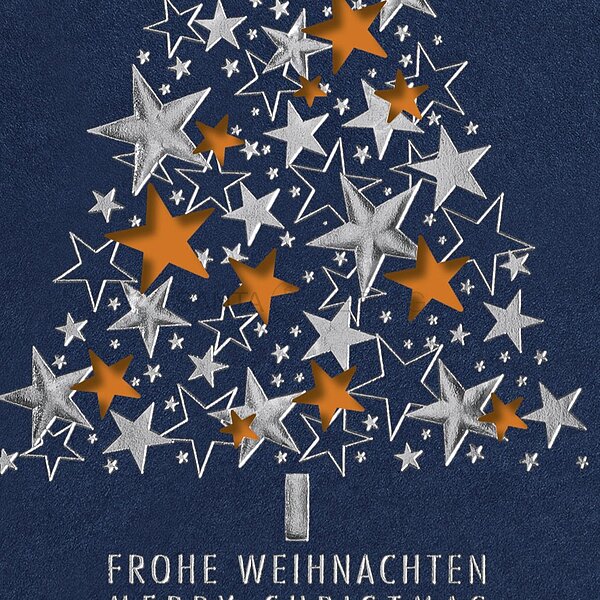 Bild 2 - Funkelnde Sterne (internationale Weihnachtswnsche)