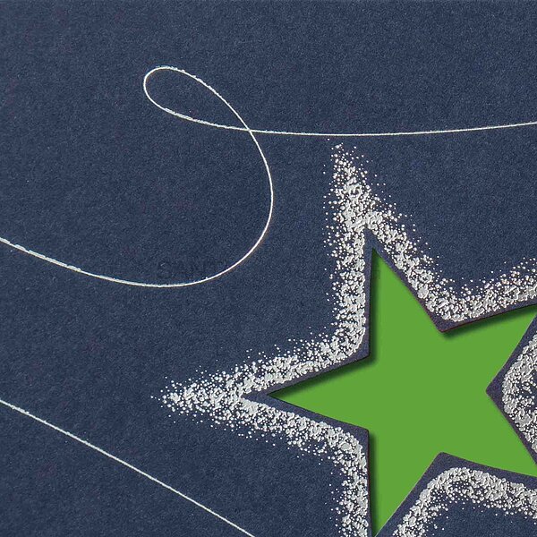 Bild 2 - Gestanzte Sterne (internationale Weihnachtsgrsse)