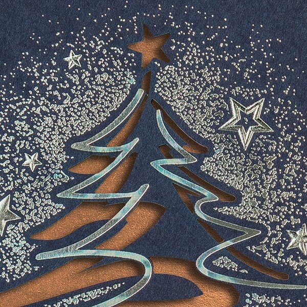 Bild 2 - Schwungvoller Baum (internationale Weihnachtsgrsse)