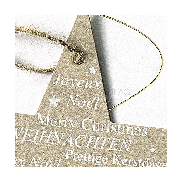 Bild 2 - Eingesteckter Stern (internationale Weihnachtswnsche)
