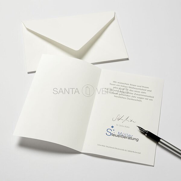 Bild 3 - Hirschsiegel (geschftliche Weihnachtskarten)