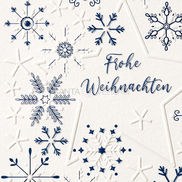 Bild 2 - Schnellkristall(Spendenweihnachtskarte Schweizerische Herzstitfung)