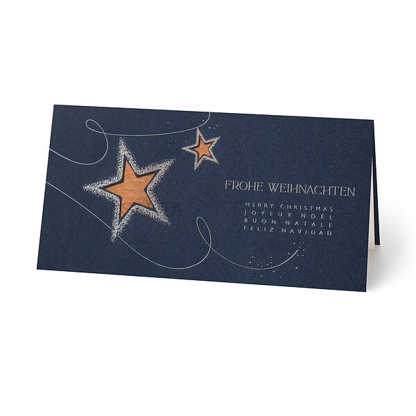 Bild 1 - Gestanzte Sterne (internationale Weihnachtsgrsse)