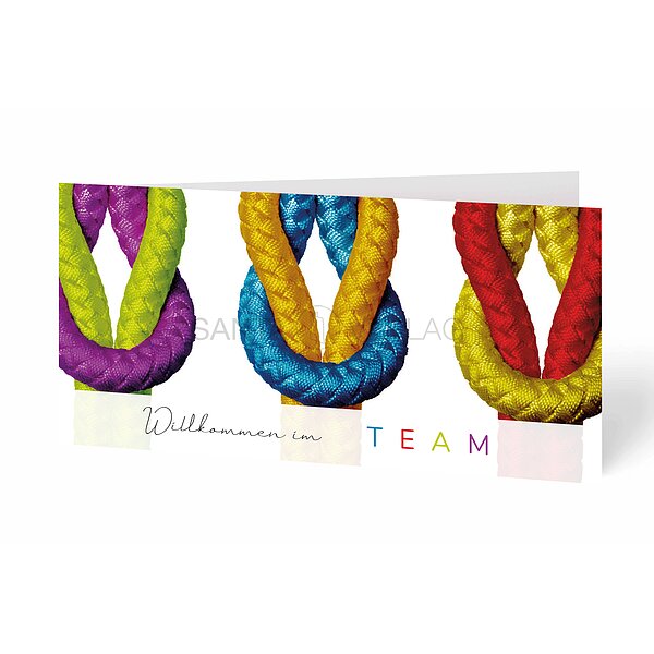Bild 1 - Glckwunschkarte Teamarbeit
