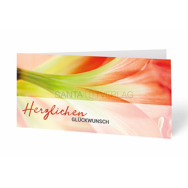 Bild 1 - Glckwunschkarte Lilie