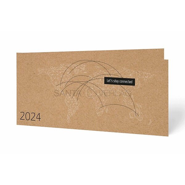 Bild 1 - Kraftpapier-Weihnachtskarten incl. Couvert