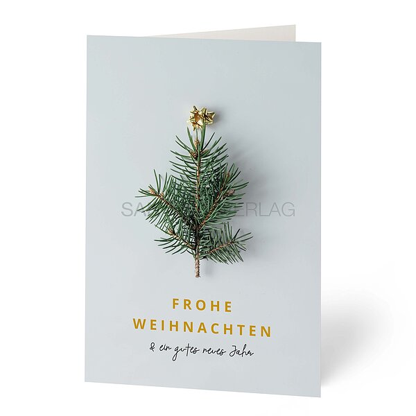 Bild 1 - Weihnachtskarten Feinpapier matt incl. Couvert