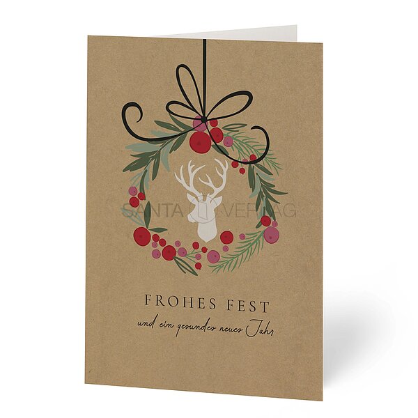 Bild 1 - Weihnachtskarten Feinpapier matt incl. Couvert
