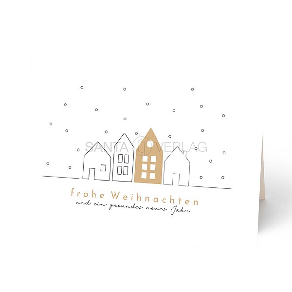 Bild 1 - Weihnachtskarten Feinpapier matt incl. Couvert