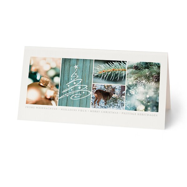 Bild 1 - Wintercollage (Spendenweihnachtskarte Kindernothilfe Schweiz)