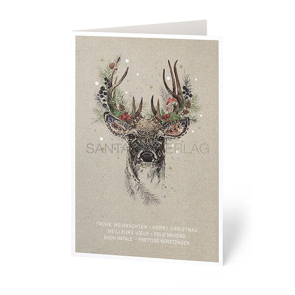 Bild 1 - Kopfschmuck (Spendenweihnachtskarte Kindernothilfe Schweiz)