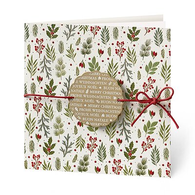 Zweigentanz (geschftliche Weihnachtskarten)