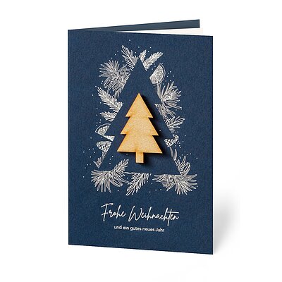 Holzelement (Neujahrsgrsse)