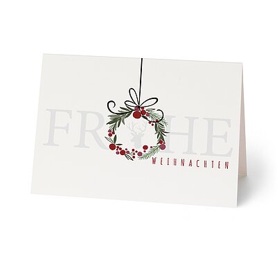 Beerenkranz (geschftliche Weihnachtswnsche)