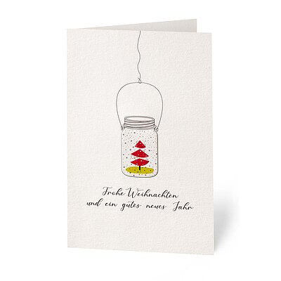 Lichterkette (gesch�ftliche Weihnachtskarte)