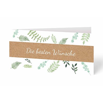 Glckwunschkarte wilde Zweige